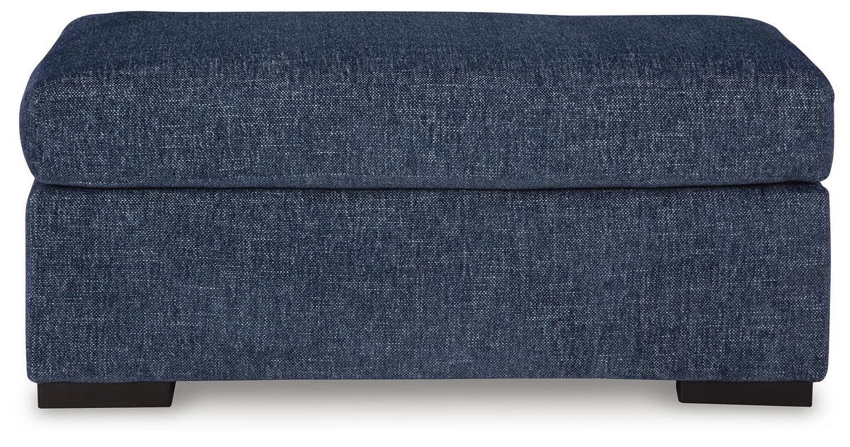 Evansley Sofa, Loveseat, Oversized Chair and Ottoman - Navy (2)