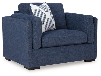 Evansley Oversized Chair - Blue - Blue