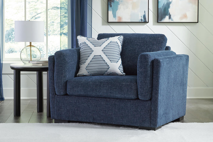Evansley Oversized Chair - Blue (2)