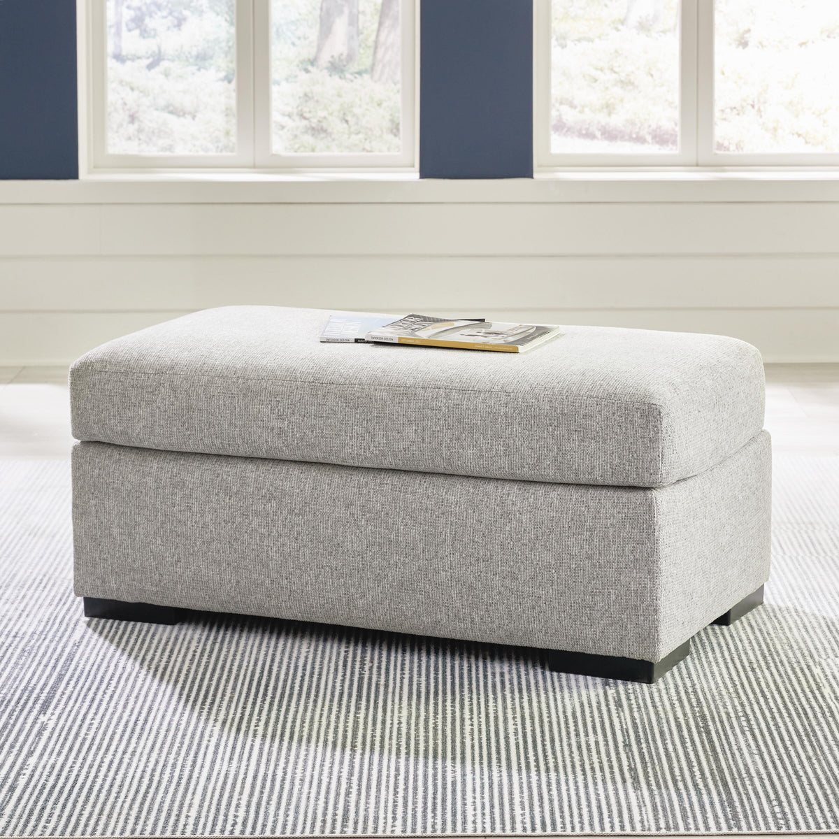 Evansley Ottoman - Gray (2)