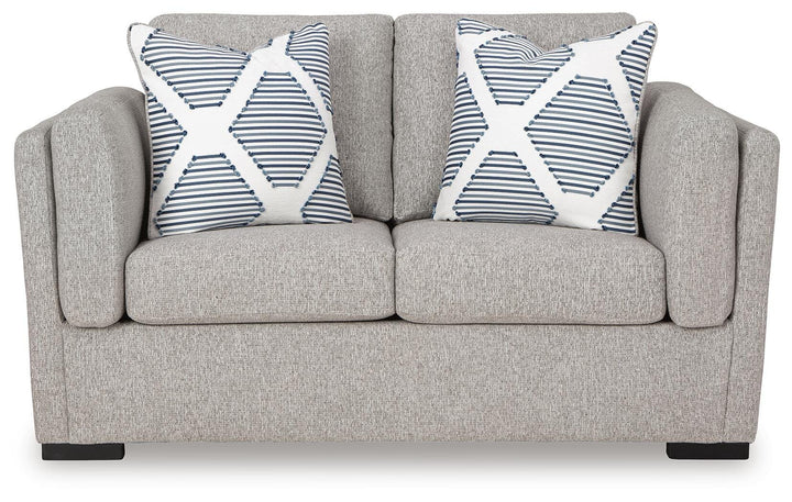 Evansley Loveseat - Gray (3)