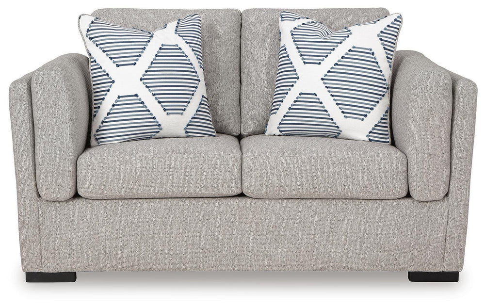 Evansley Loveseat - Gray (3)