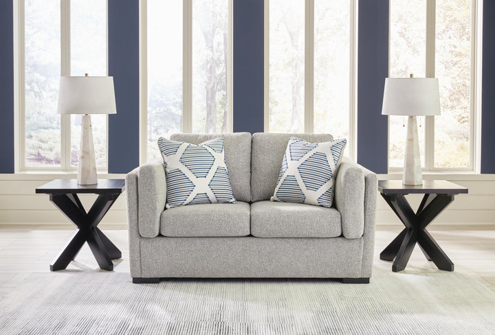 Evansley Loveseat - Gray (2)