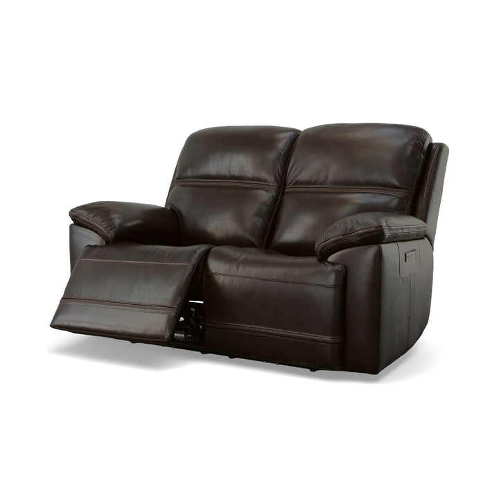 Jackson Power Reclining Loveseat With Power Headrests Dark Brown