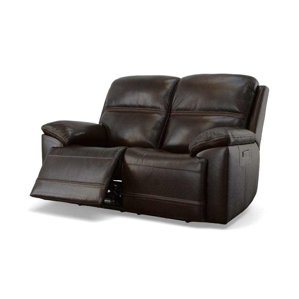 Jackson Power Reclining Loveseat With Power Headrests Dark Brown