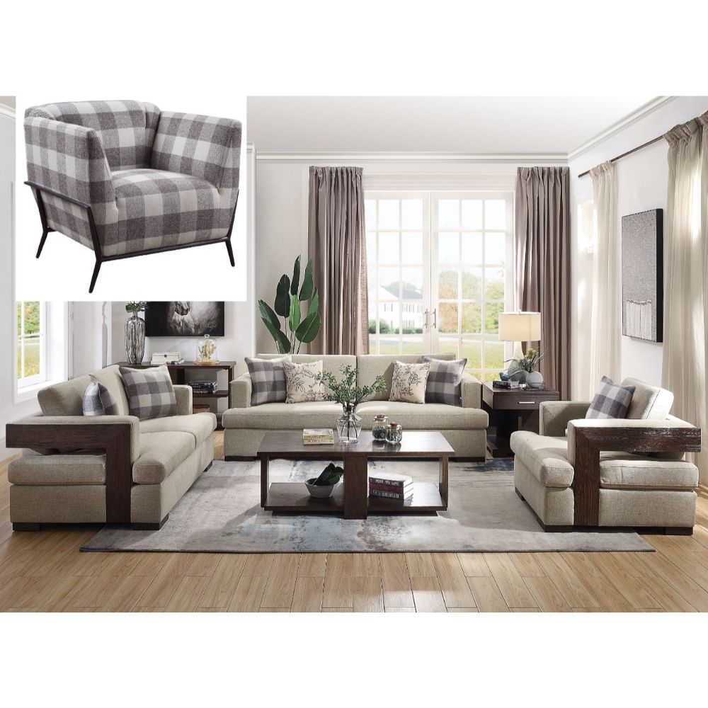 Niamey Sofa with 4 Pillows