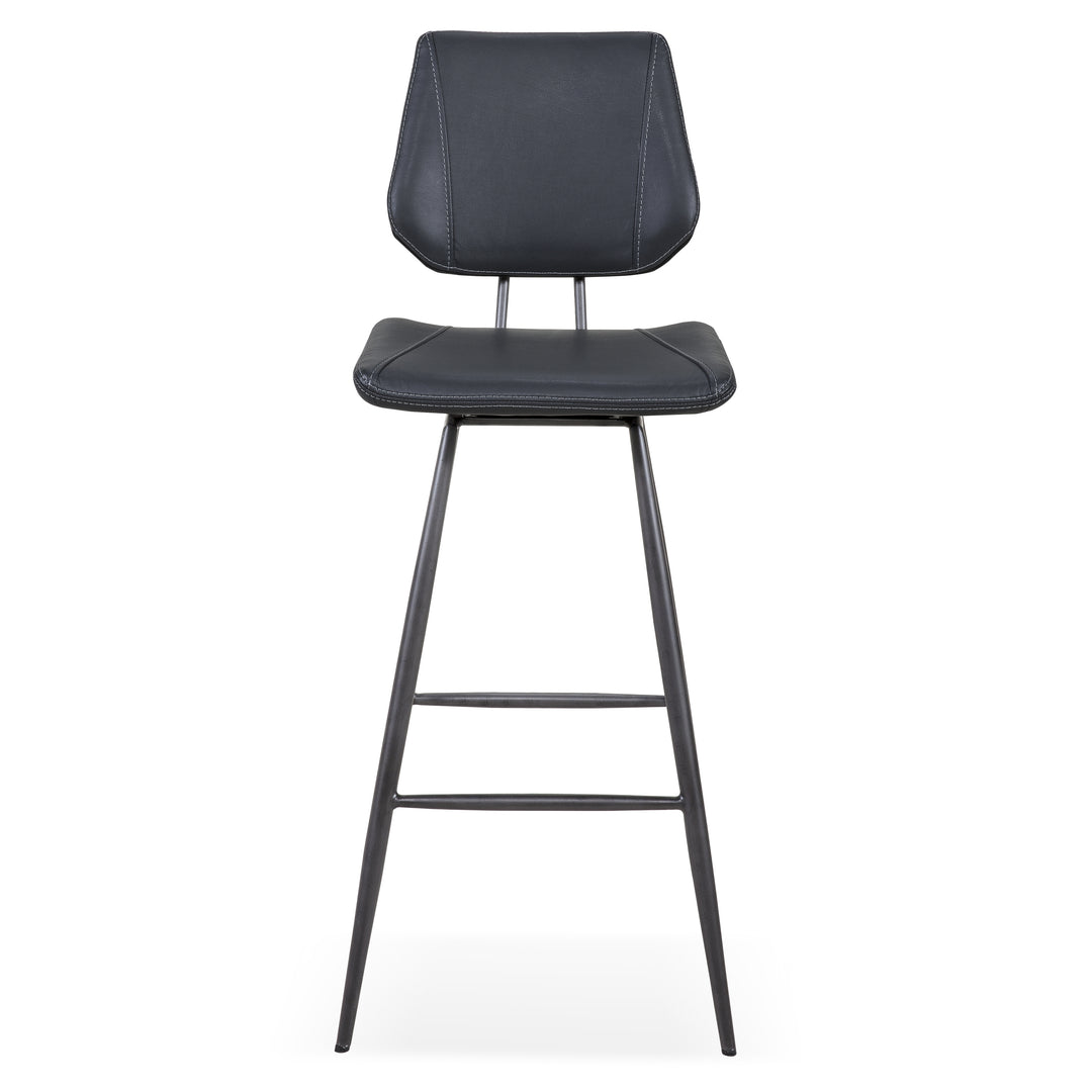 Modus Furniture 5Qs322 Herringbone Solid Wood One Drawer End Table In Rustic Latte