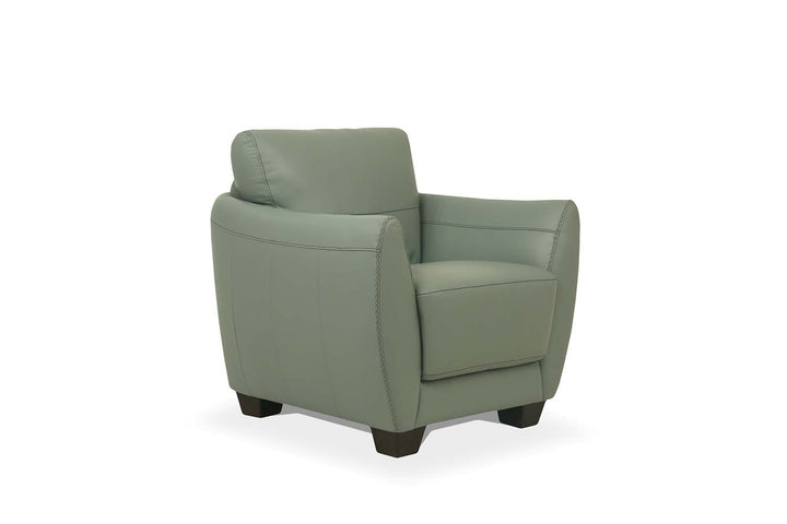 Valeria Chair in Watery Top Grain Leather