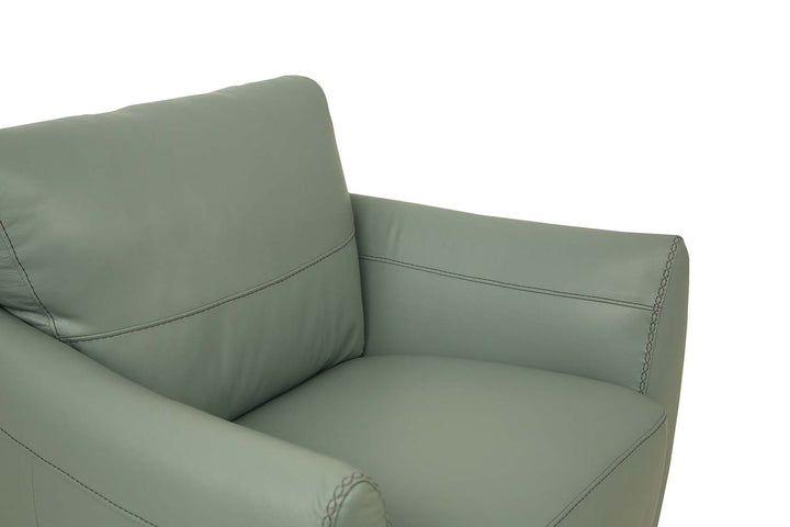 Valeria Chair in Watery Top Grain Leather