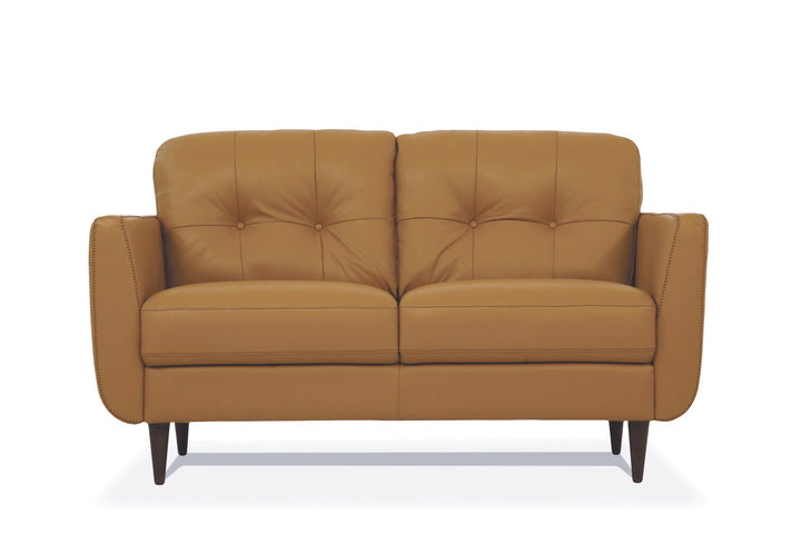 Radwan Loveseat in Camel Top Grain Leather