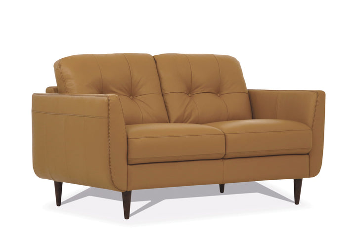 Radwan Loveseat in Camel Top Grain Leather