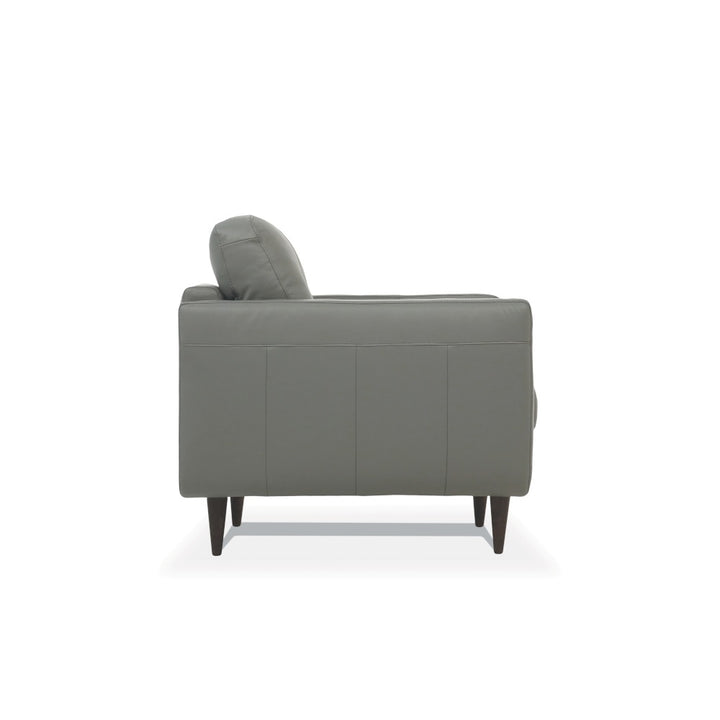 Radwan Sofa in Pesto Green Top Grain Leather