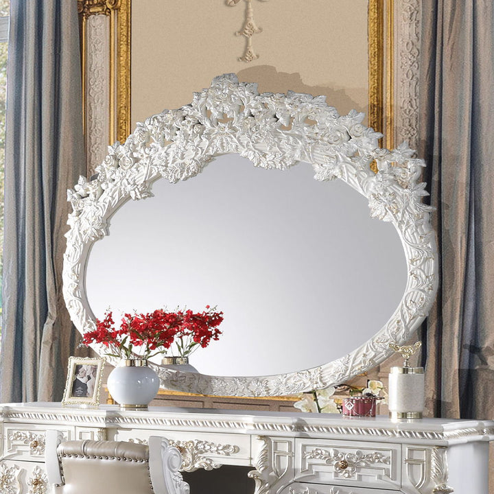 ACME Furniture Vanaheim 58" Mirror Antique White