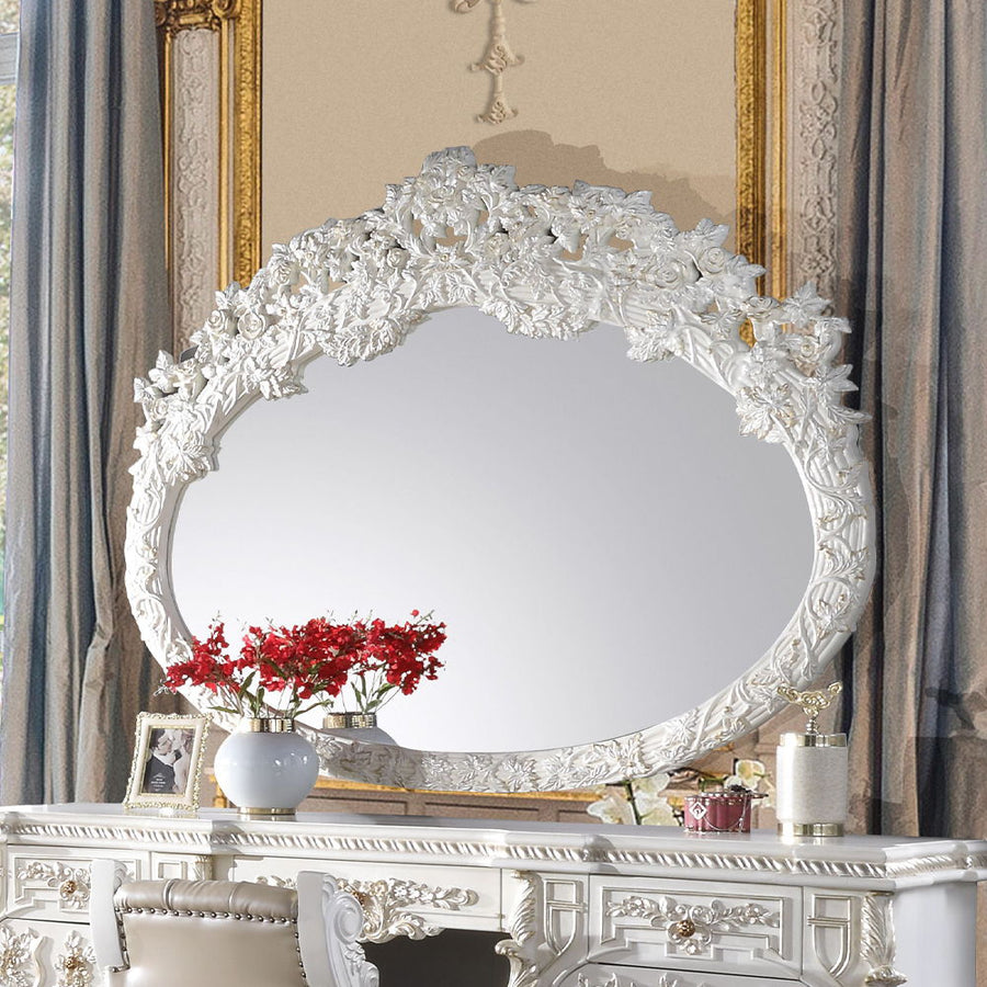ACME Furniture Vanaheim 58" Mirror Antique White