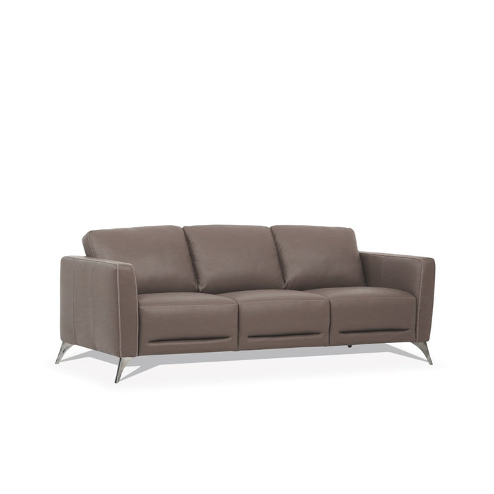 Malaga Sofa in Taupe Top Grain Leather