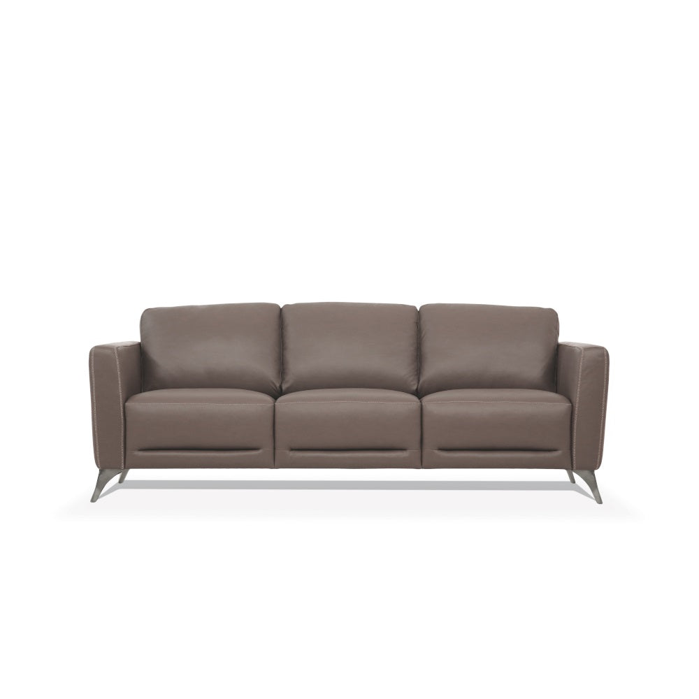 Malaga Sofa in Taupe Top Grain Leather