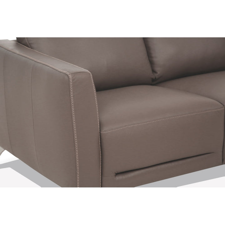 Malaga Sofa in Taupe Top Grain Leather
