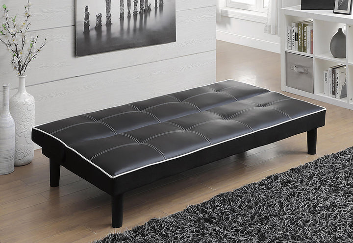 Coaster Furniture 550044 Katrina Upholstered Tufted Convertible Sofa Bed Black