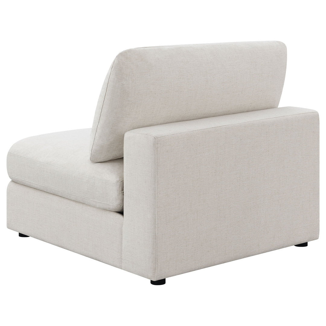 Serene - 5 Piece Upholstered Modular Sectional Sofa - Beige