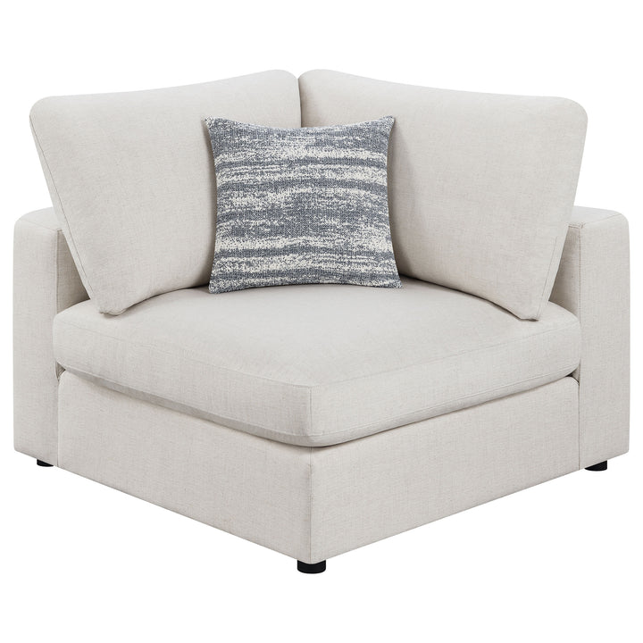 Serene - 6 Piece Upholstered Modular Sectional Sofa - Beige
