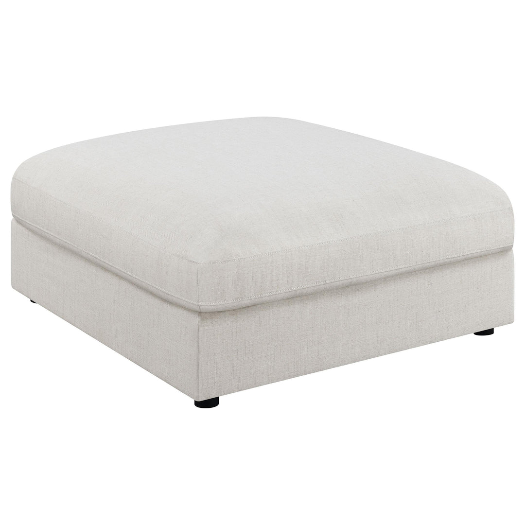 Coaster Furniture 551323 Serene Square Upholstered Ottoman Beige