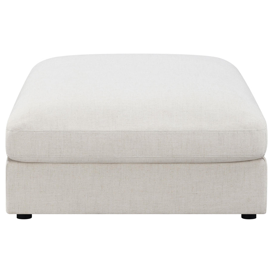 Coaster Furniture 551323 Serene Square Upholstered Ottoman Beige