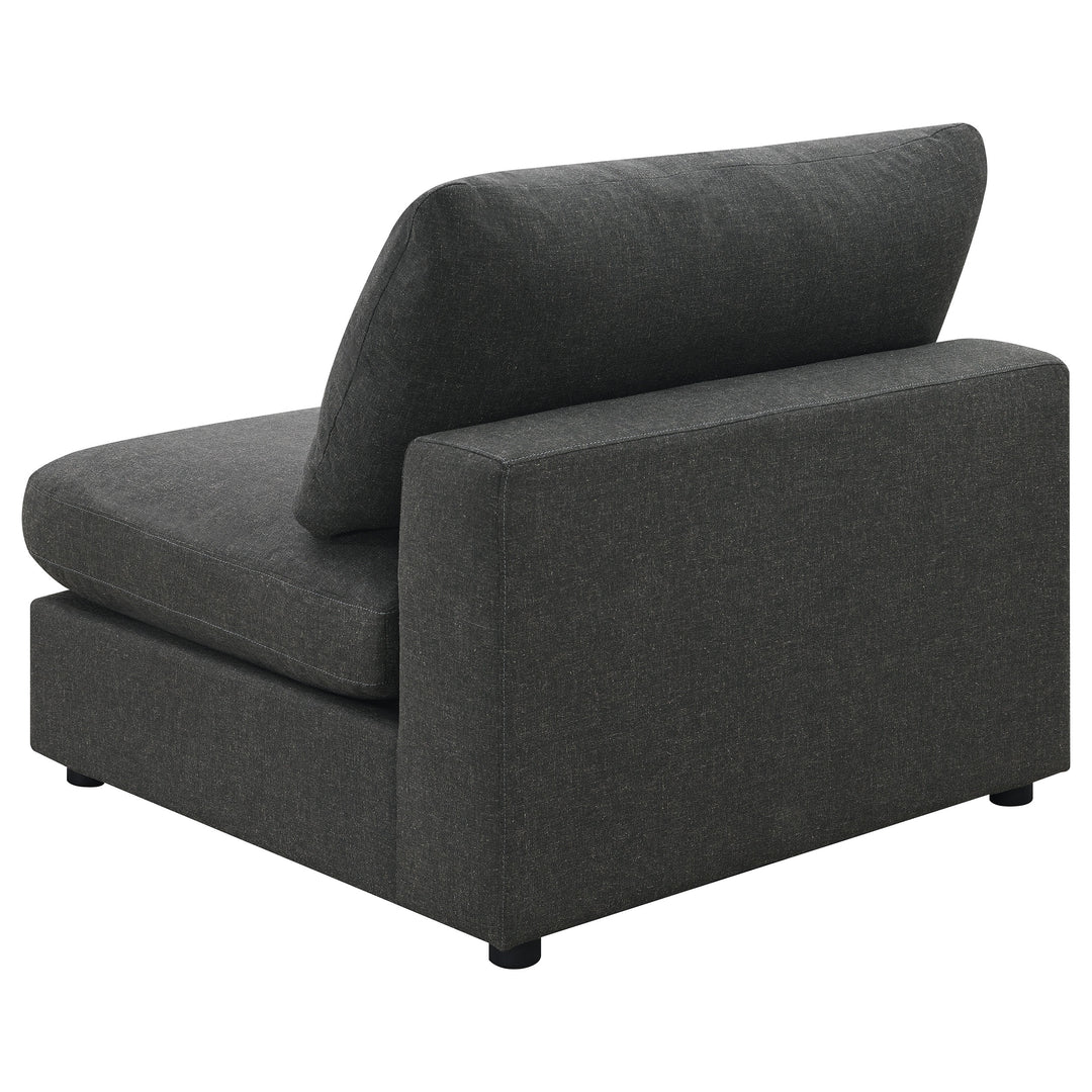 Serene - 4 Piece Upholstered Modular Sectional Sofa - Charcoal