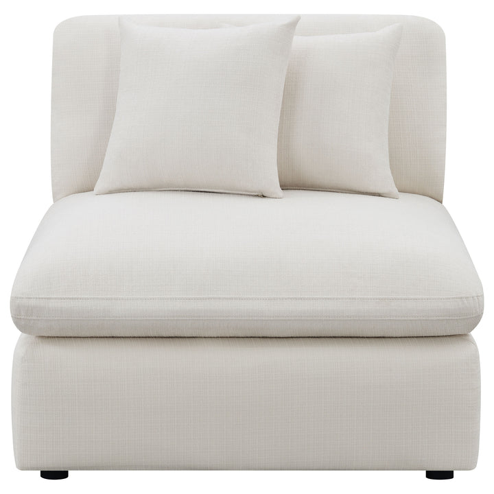 Hobson - Upholstered Armless Chair - Ivory