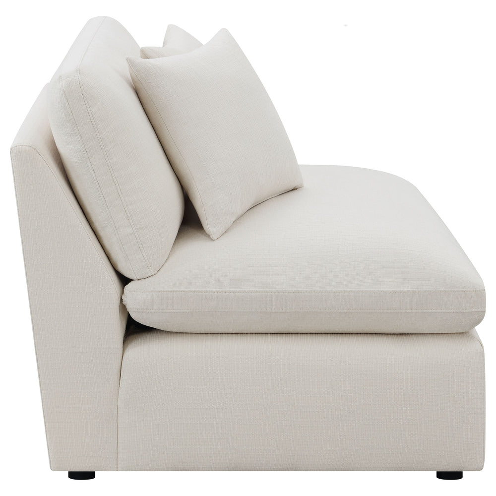 Hobson - Upholstered Armless Chair - Ivory