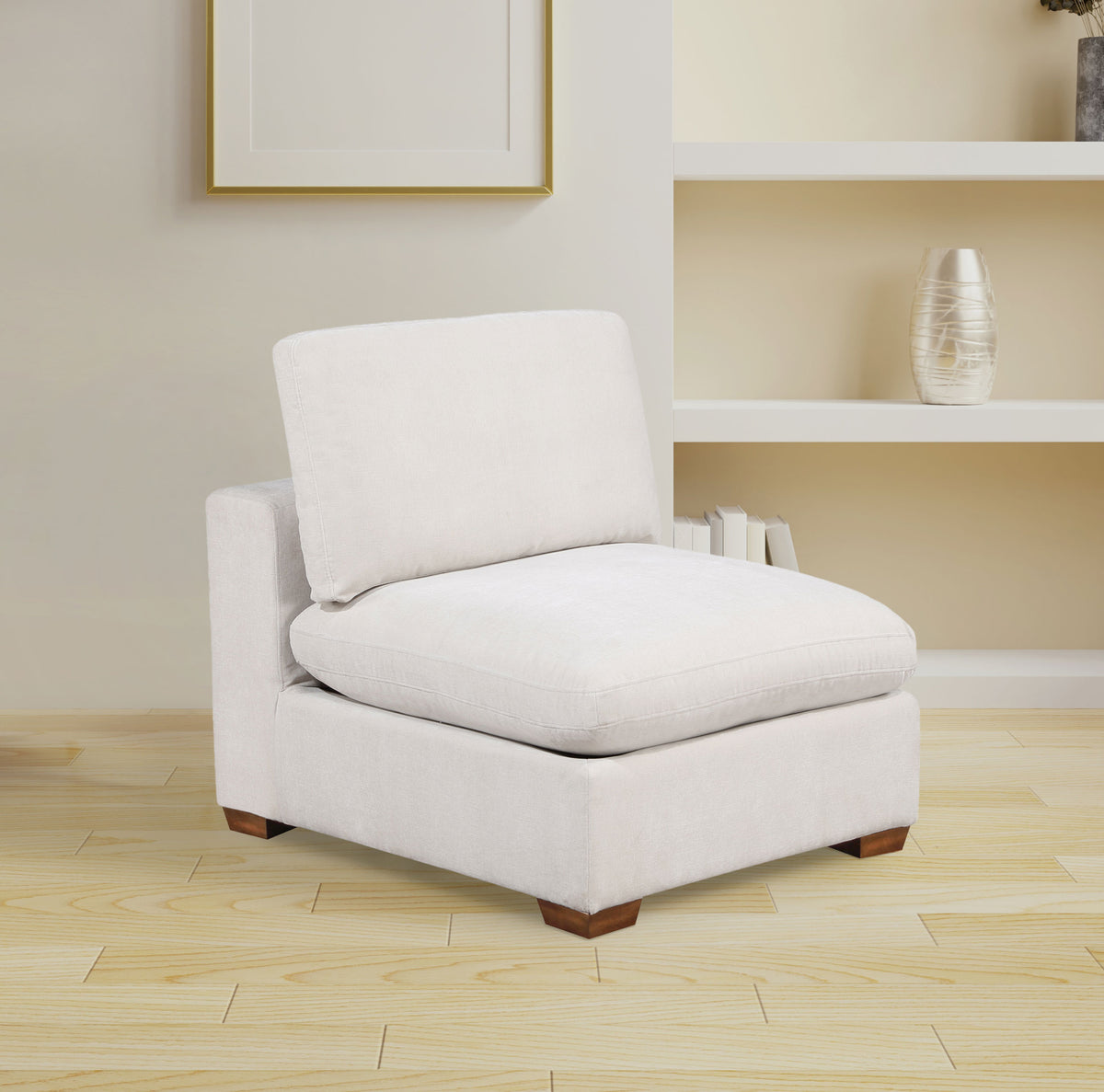 Lakeview - Upholstered Armless Chair - Ivory