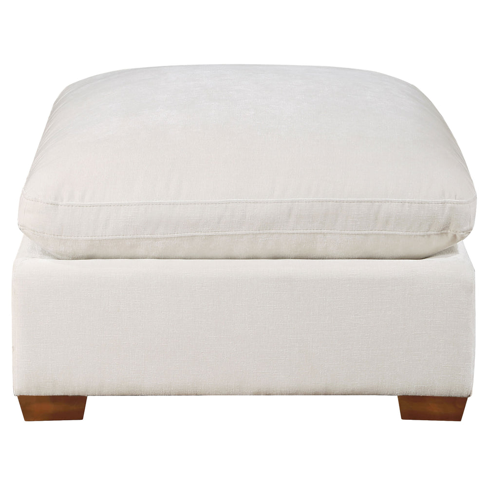 Lakeview - Rectangular Upholstered Ottoman - Ivory