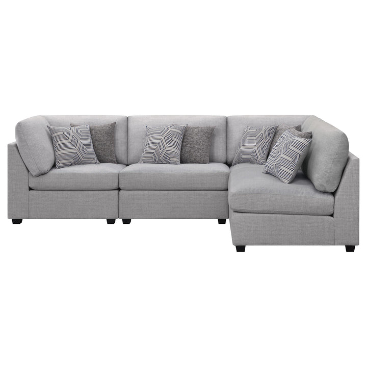 Coaster Furniture 551511-S4B Cambria 4-piece Upholstered Modular Sectional Sofa Grey