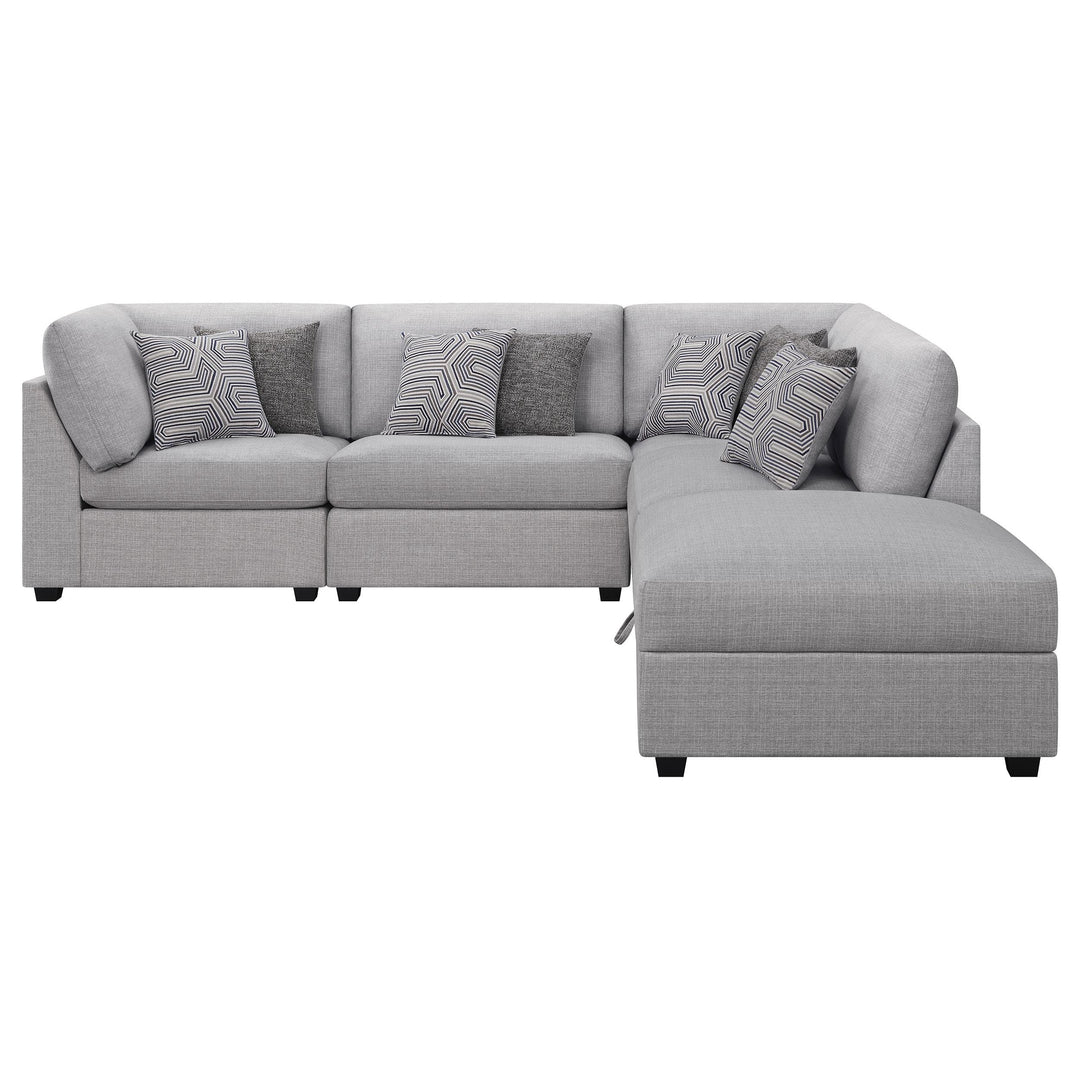 Coaster Furniture 551511-S5B Cambria 5-piece Upholstered Modular Sectional Sofa Grey
