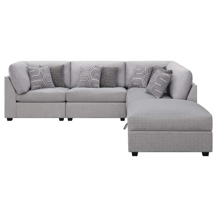 Coaster Furniture 551511-S5B Cambria 5-piece Upholstered Modular Sectional Sofa Grey