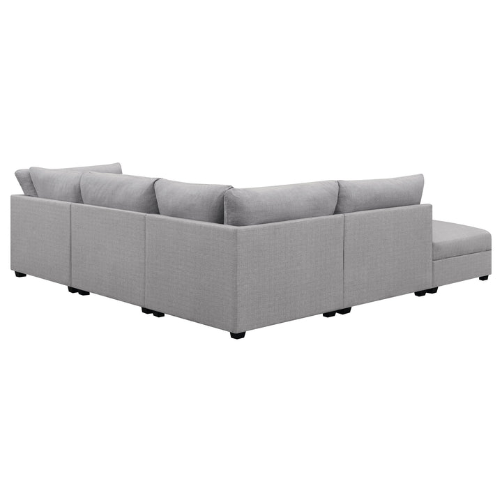 Cambria - 5 Piece Upholstered Modular Sectional Sofa - Gray