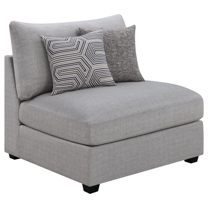 Cambria - 5 Piece Upholstered Modular Sectional Sofa - Gray