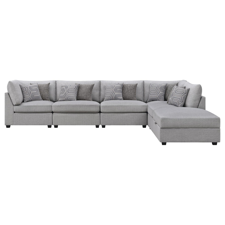 Coaster Furniture 551511-SET Cambria 6-Piece Upholstered Modular Sectional Sofa Grey