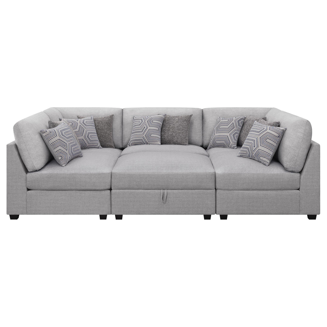 Coaster Furniture 551511-SET Cambria 6-piece Upholstered Modular Sectional Sofa Grey