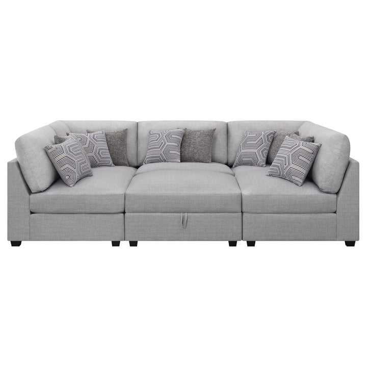 Coaster Furniture 551511-SET Cambria 6-piece Upholstered Modular Sectional Sofa Grey