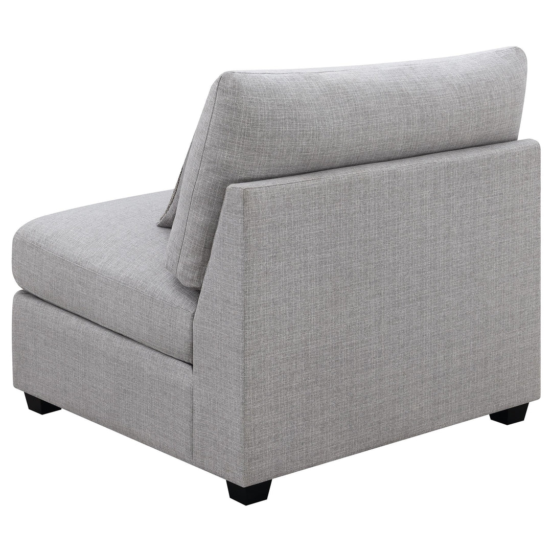 Coaster Furniture 551511 Cambria Upholstered Armless Chair Grey