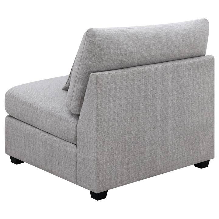 Coaster Furniture 551511 Cambria Upholstered Armless Chair Grey