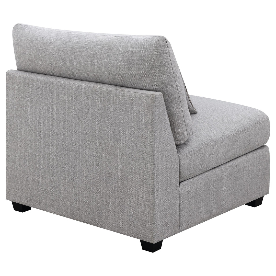 Coaster Furniture 551511 Cambria Upholstered Armless Chair Grey