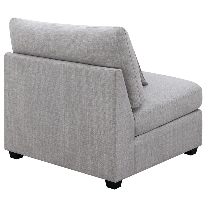 Coaster Furniture 551511 Cambria Upholstered Armless Chair Grey