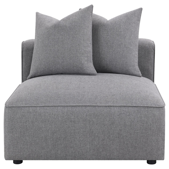 Coaster Furniture 551594 Jennifer Upholstered Armless Chair Grey