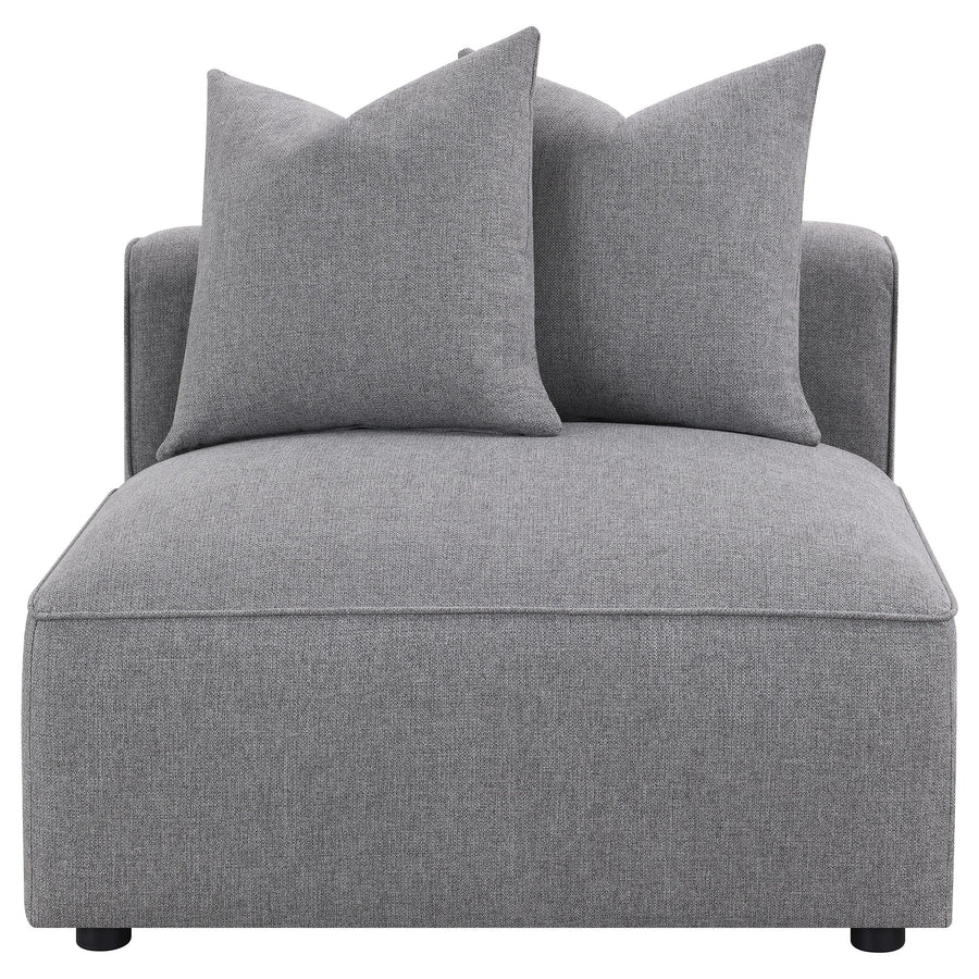 Coaster Furniture 551594 Jennifer Upholstered Armless Chair Grey