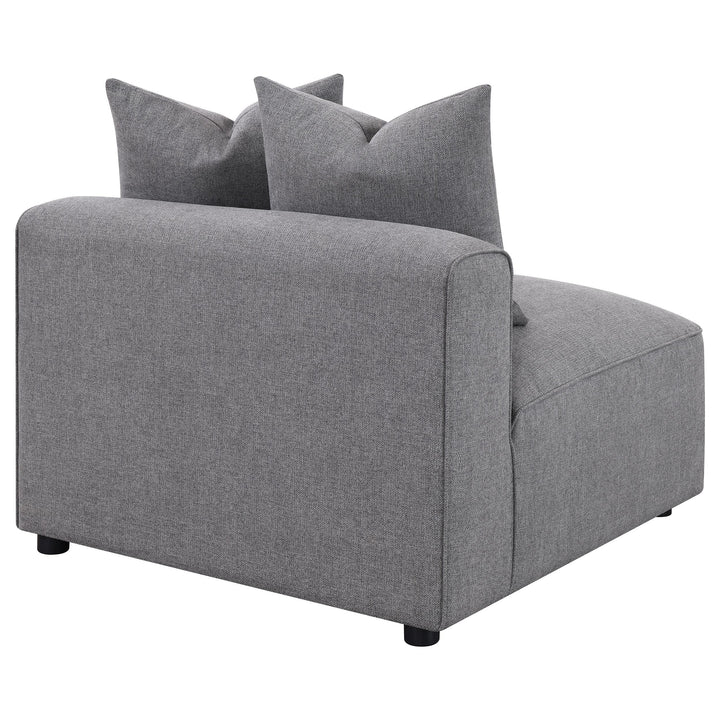 Coaster Furniture 551594 Jennifer Upholstered Armless Chair Grey