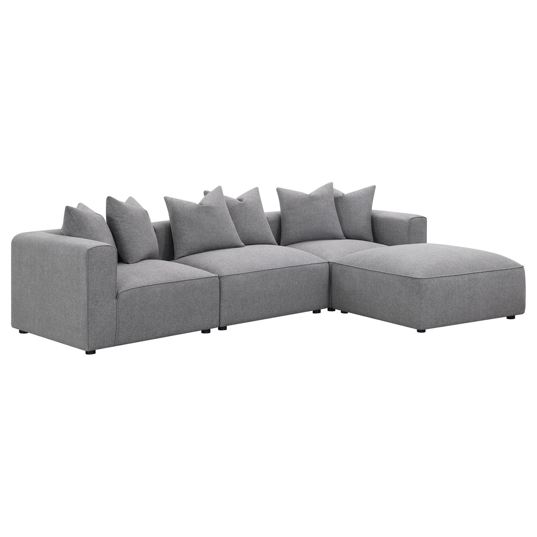 Coaster Furniture 551594 Jennifer Upholstered Armless Chair Grey