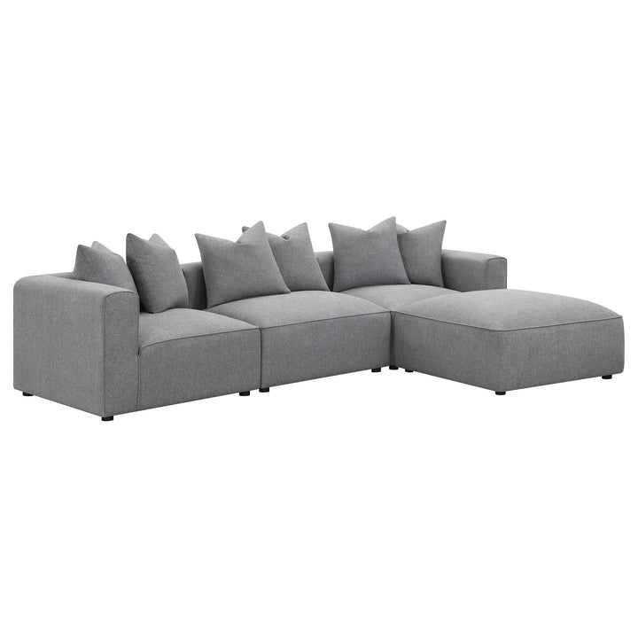 Coaster Furniture 551594 Jennifer Upholstered Armless Chair Grey