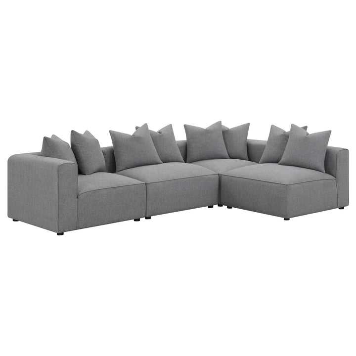 Coaster Furniture 551594 Jennifer Upholstered Armless Chair Grey