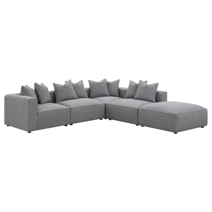 Coaster Furniture 551594 Jennifer Upholstered Armless Chair Grey